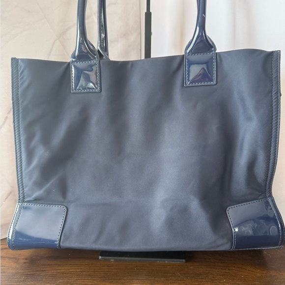 Tory Burch Dark Blue Tote Bag - Picture 9 of 9